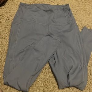 Danskin light blue medium full length leggings